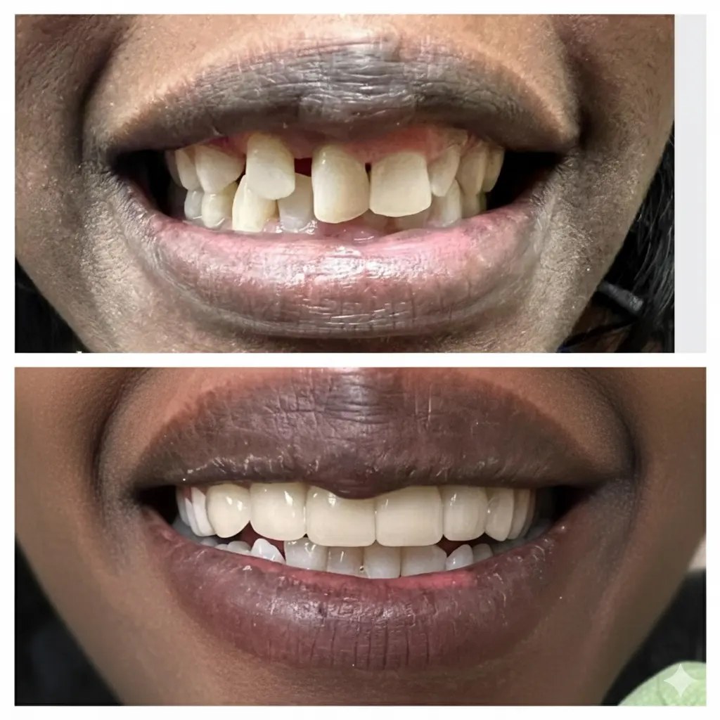 Porcelain veneers